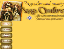 Tablet Screenshot of bassethoundallevamento.it